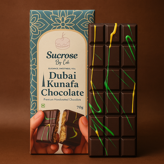 Dubai Kunafa premium handcrafted Chocolate