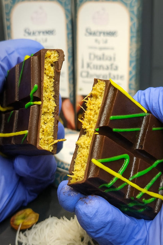 Dubai Kunafa premium handcrafted Chocolate